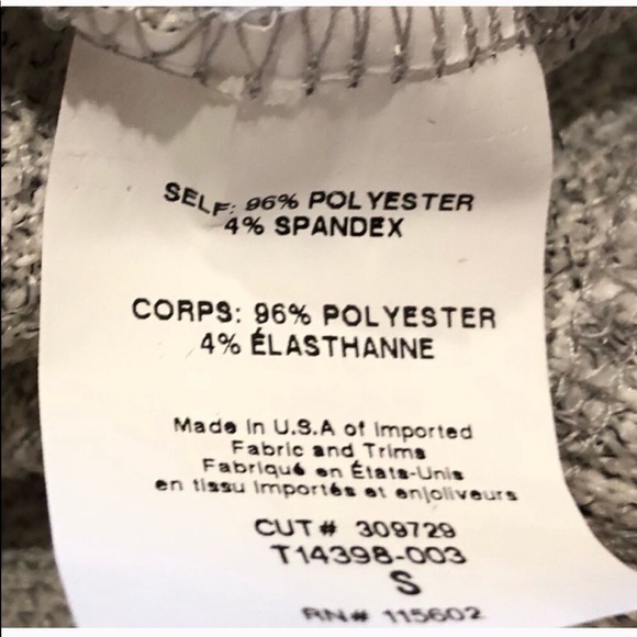 🆕 Lush twist front soft gray v neck long sleeve pullover sweater small - Picture 5 of 7